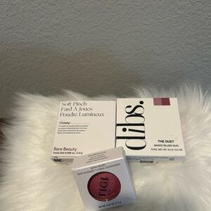 New Blush Bundle- 3 pcs- Rare Beauty, DIBS, TIGI Blush Bundle